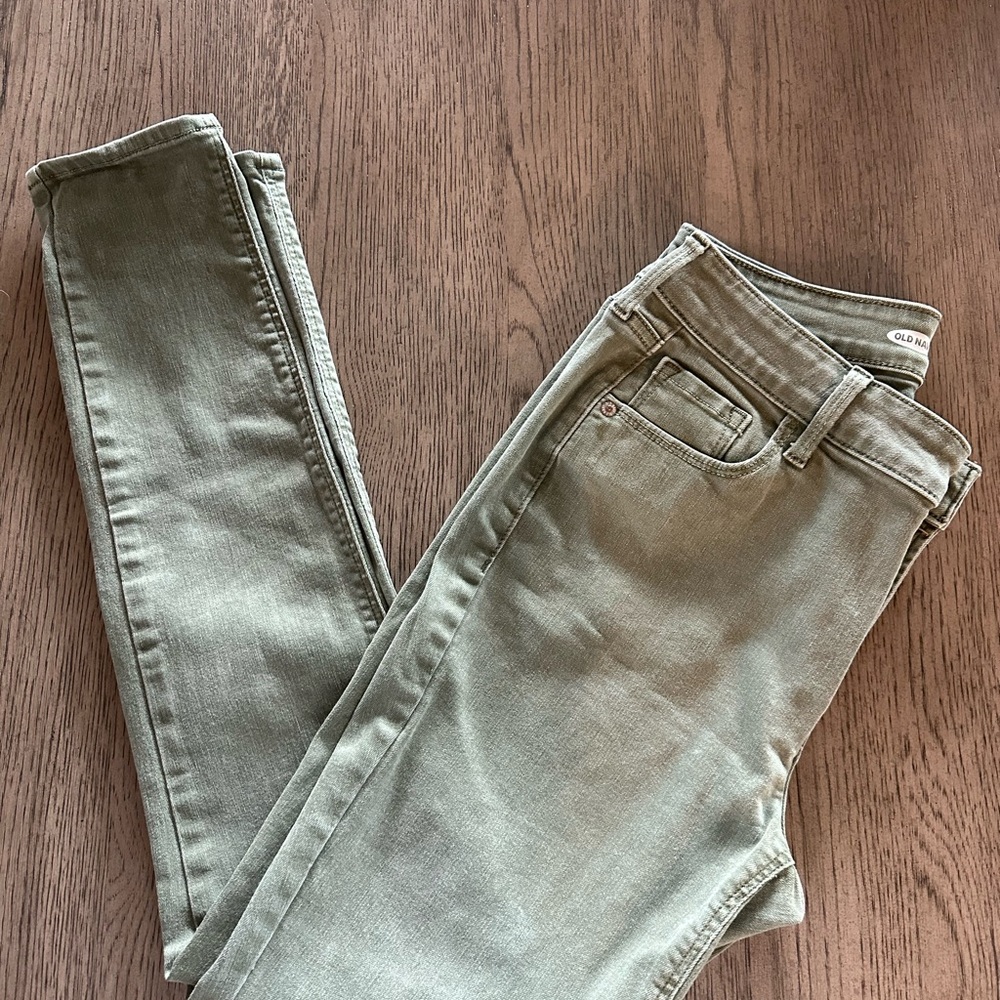 Olive Green Women's Jeans